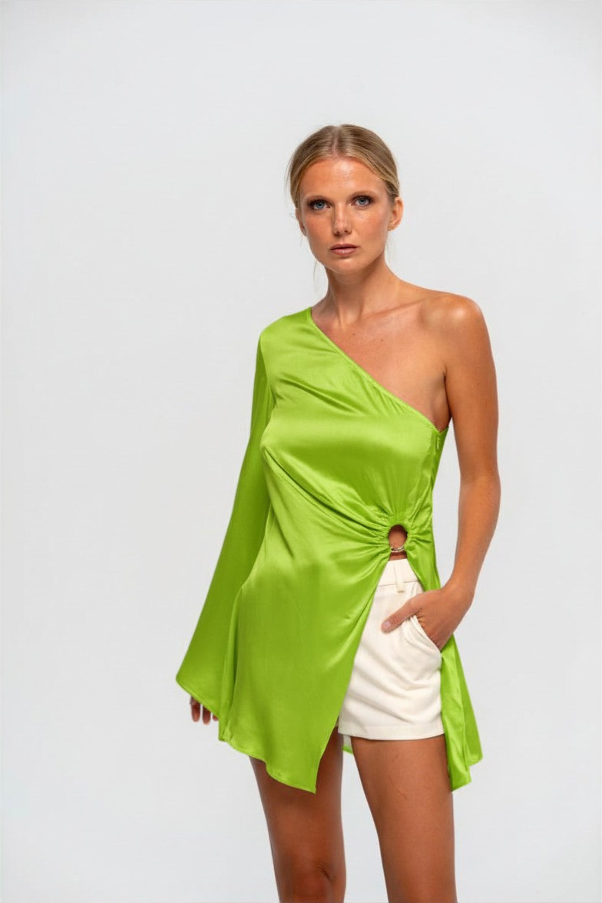 gaia mini dress pistachio Chic Le Frique Gaia Mini Dress Pistachio by Chic Le Frique
